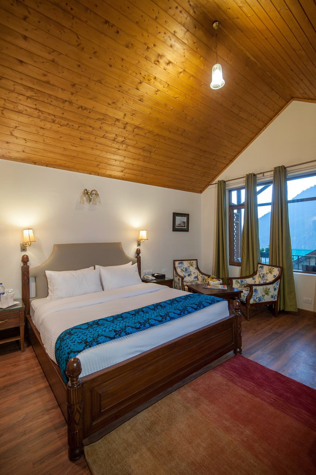 Family room bed and window