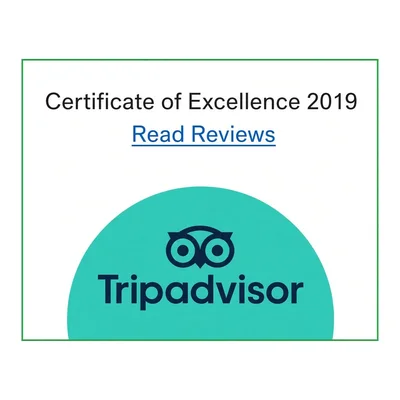 TripAdvisor Certificate of Excellence 2019